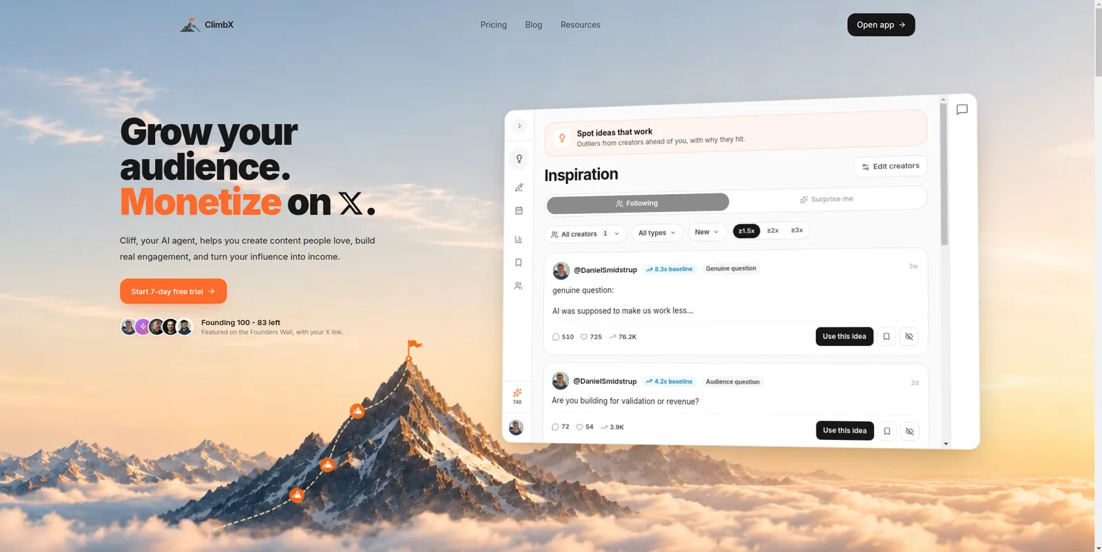 ClimbX screenshot 1