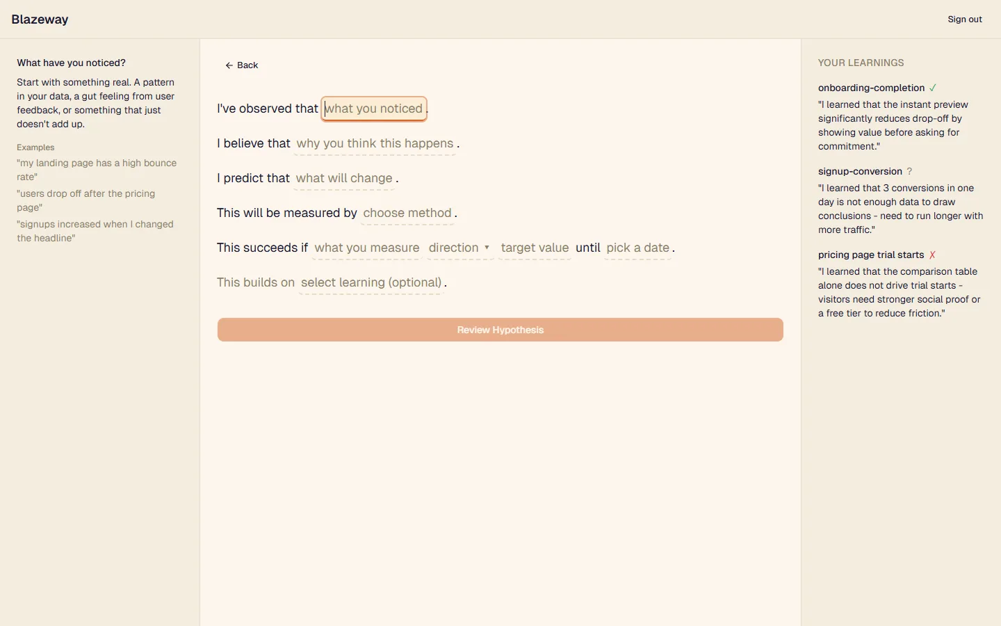Blazeway screenshot 1