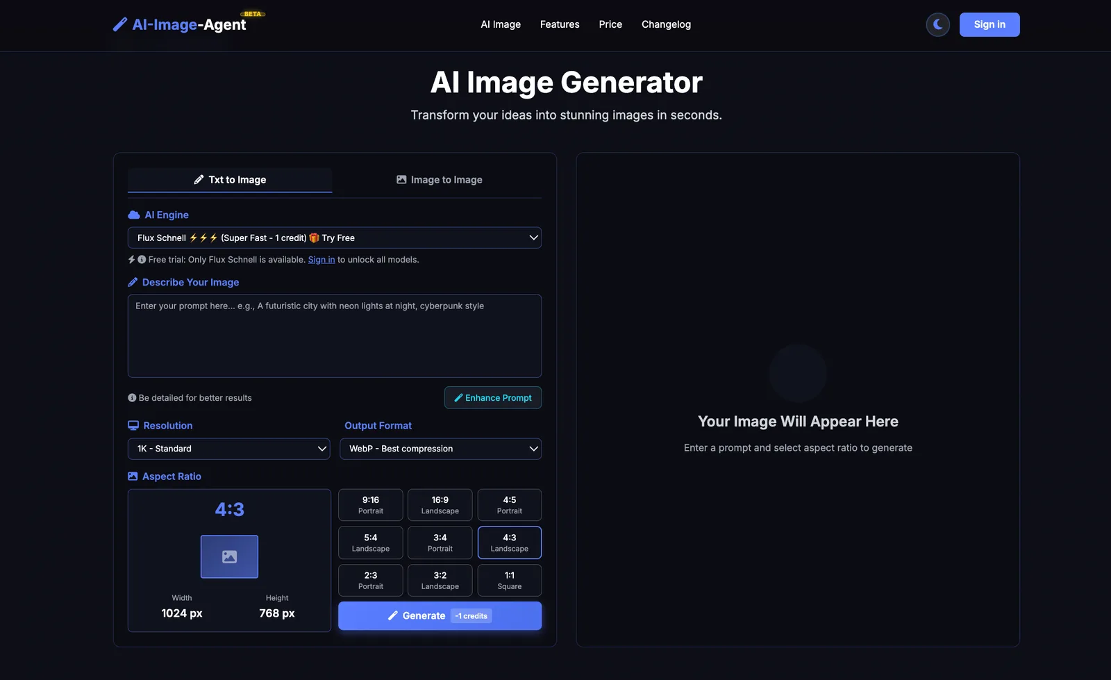 AI-Image-Agent screenshot 1