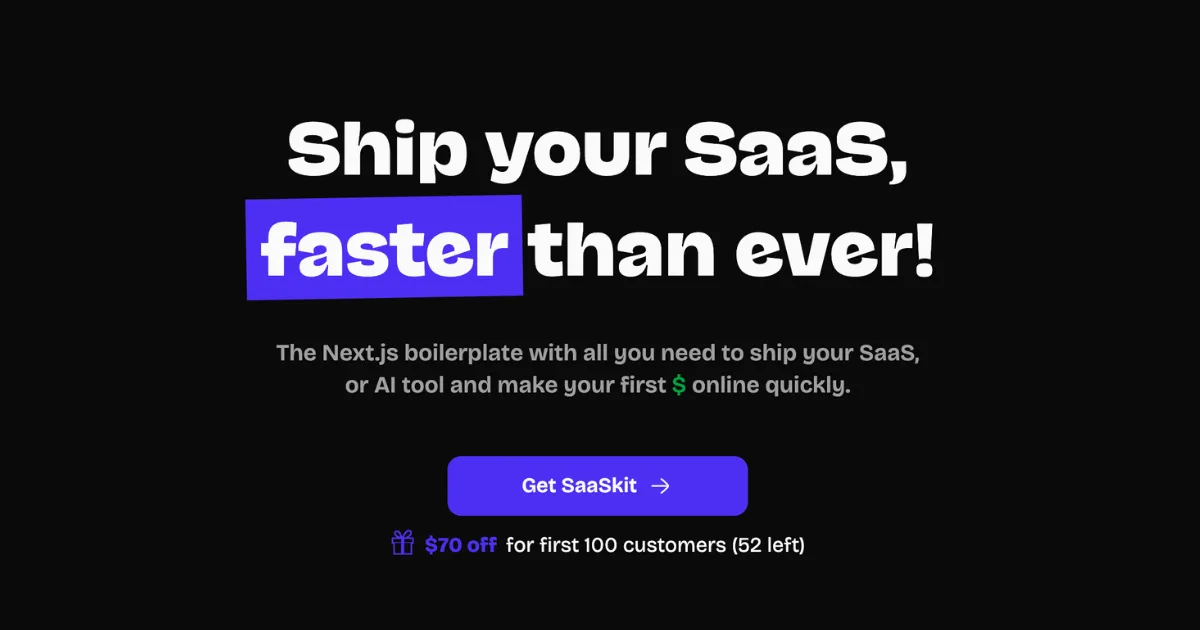SaaSkit screenshot 1
