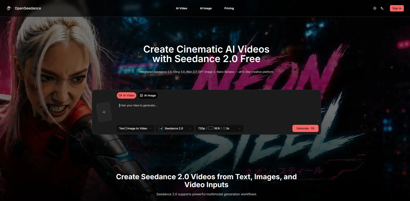 Openseedance screenshot 1