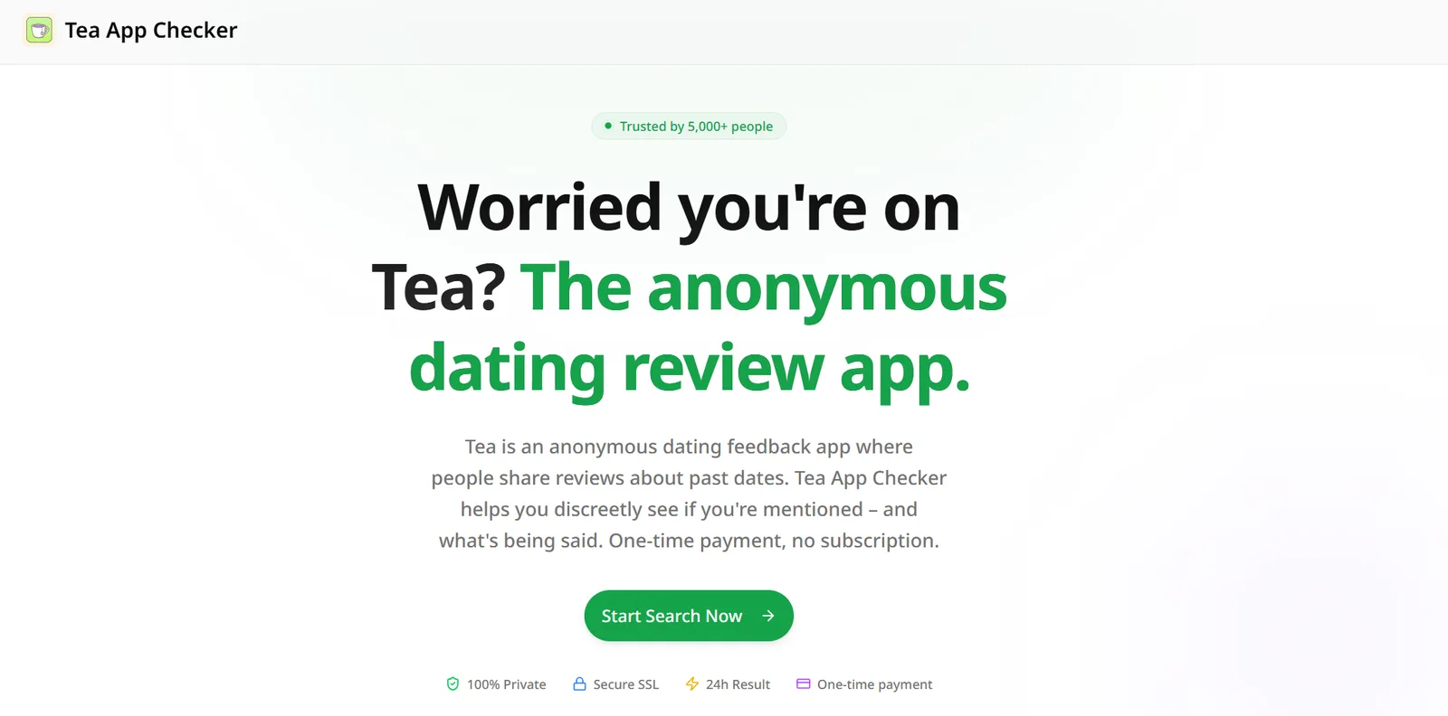 Tea App Checker screenshot 1