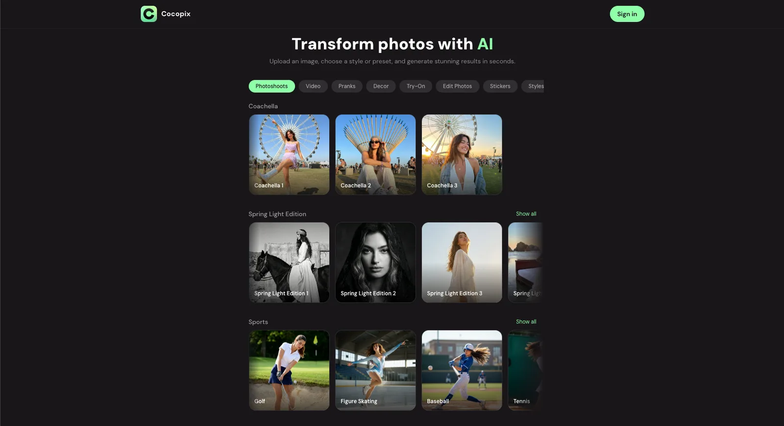 Cocopix screenshot 1