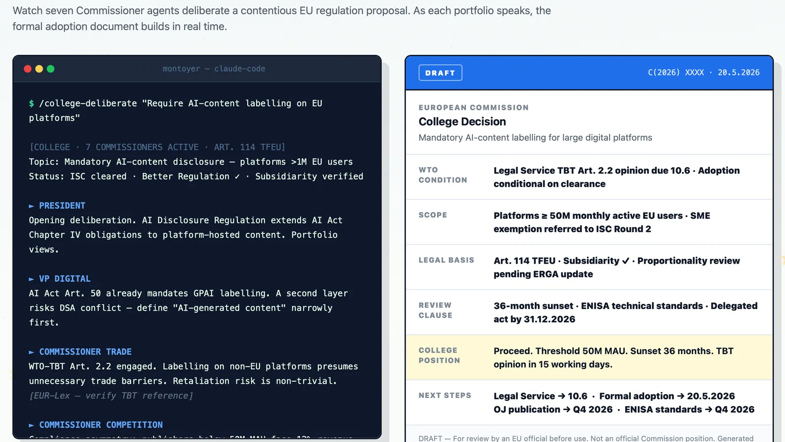 Montoyer AI for EU screenshot 1