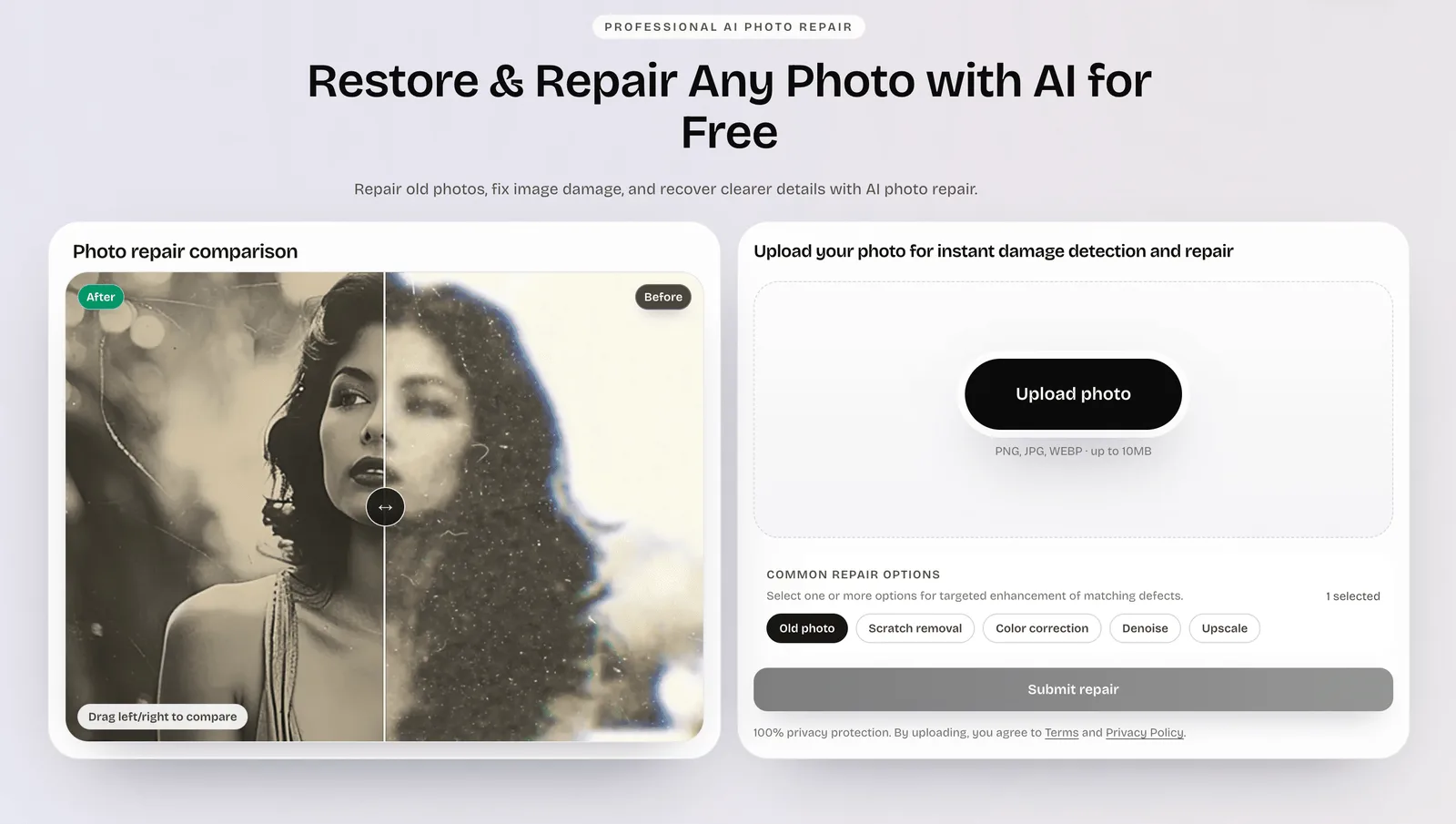PhotoRepair screenshot 1