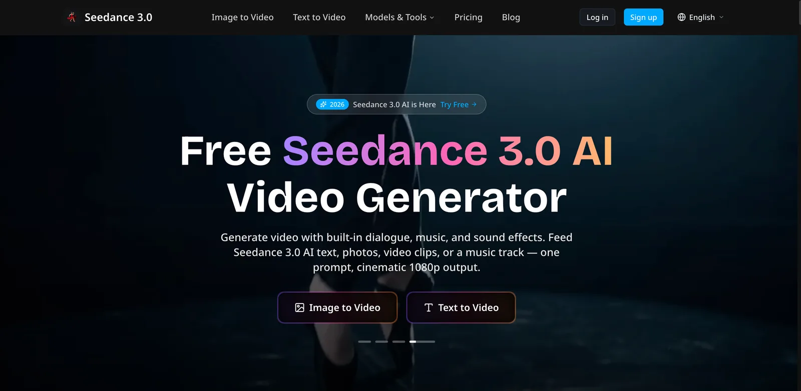 Free Seedance 3.0 AI Video Generator screenshot 1