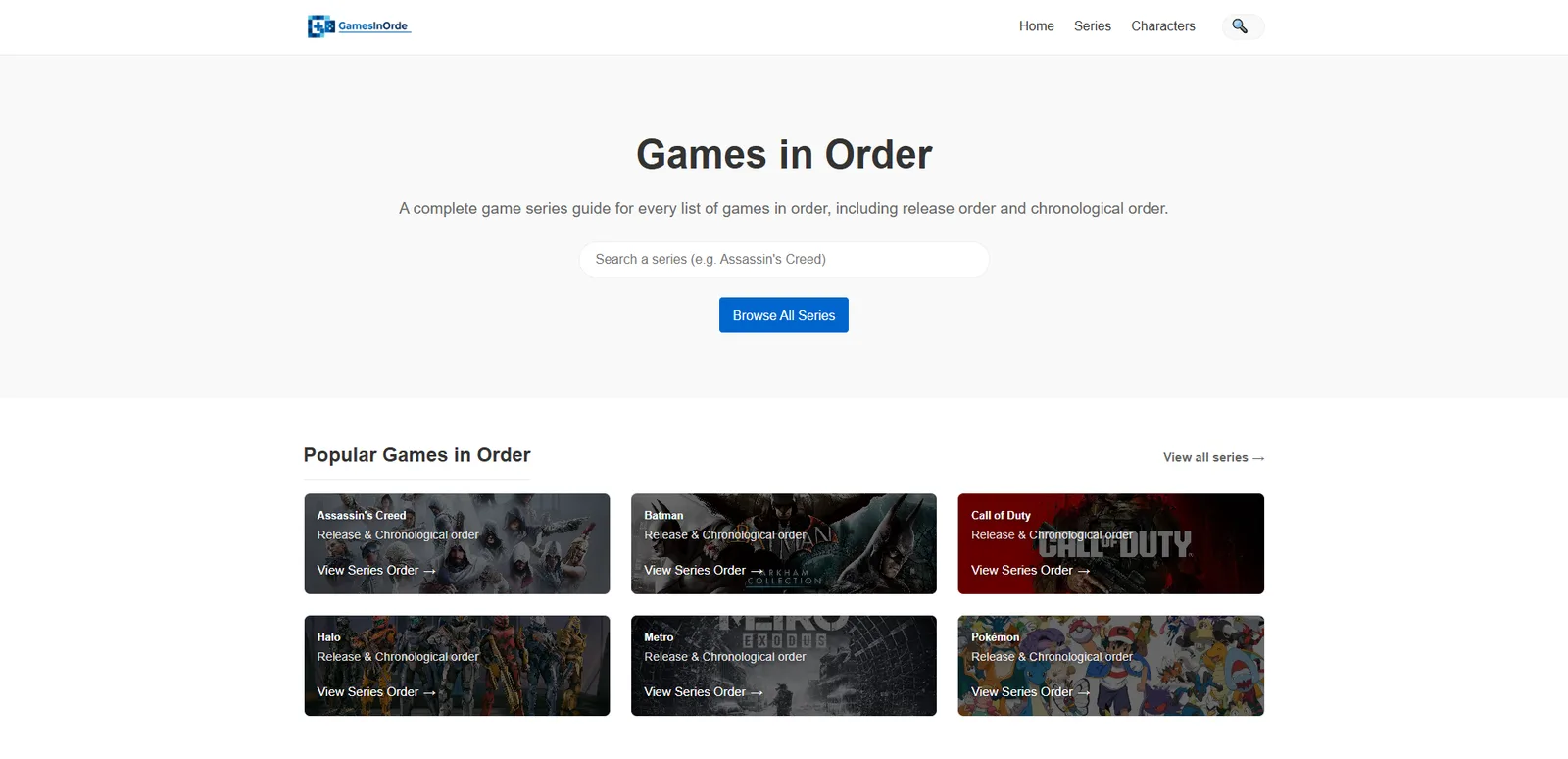Complete Game Series Guide screenshot 1