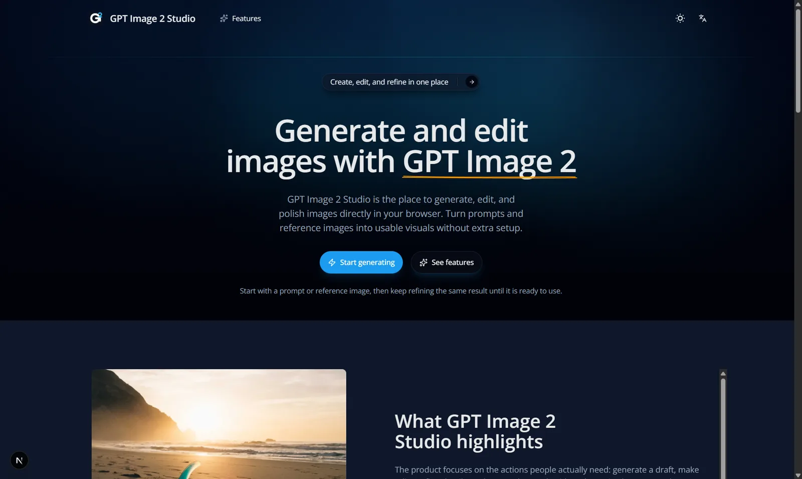 GPT Image 2 Studio screenshot 1