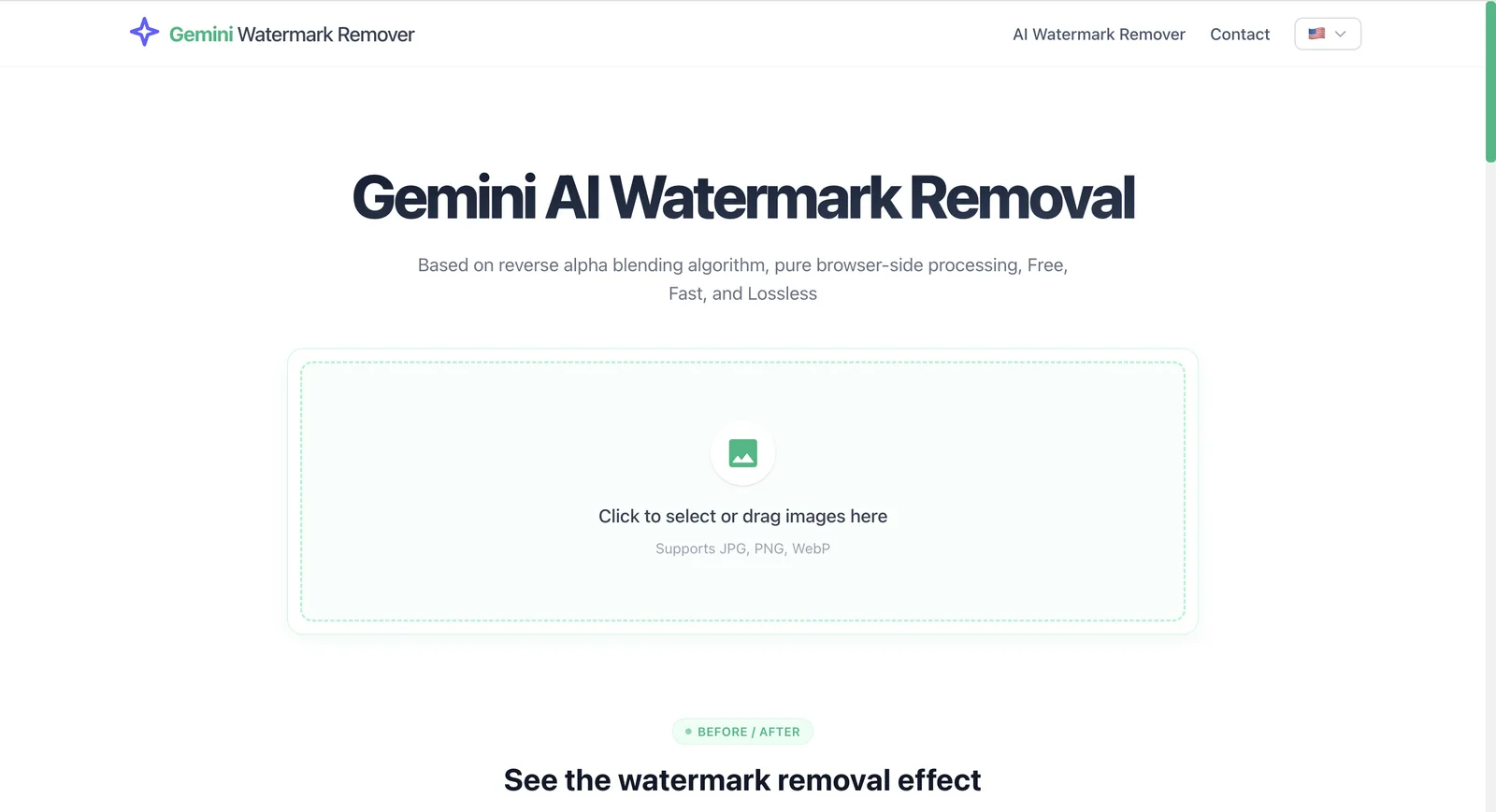 Gemini Watermark Remover screenshot 1