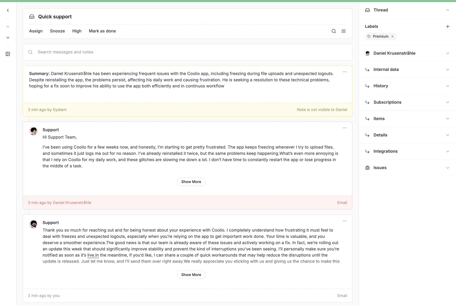 Doerchat screenshot 1
