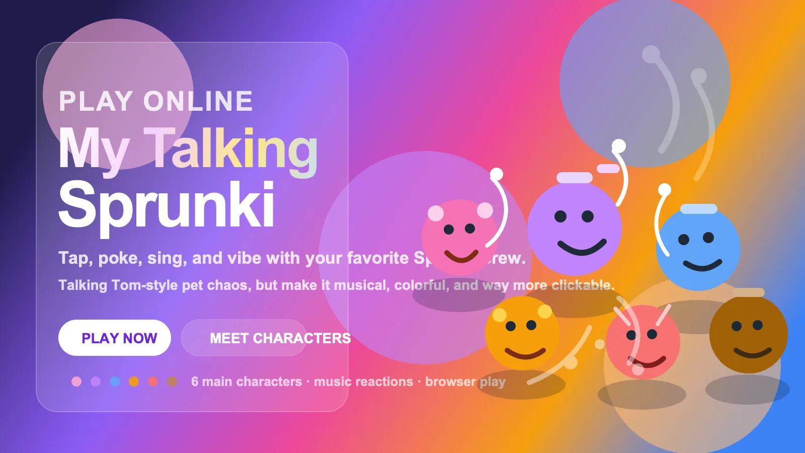My Talking Sprunki screenshot 1