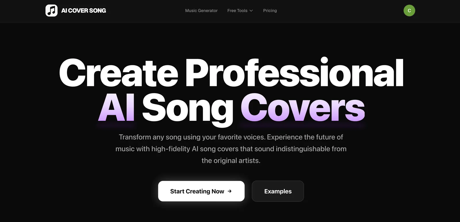 AI Cover Song screenshot 1