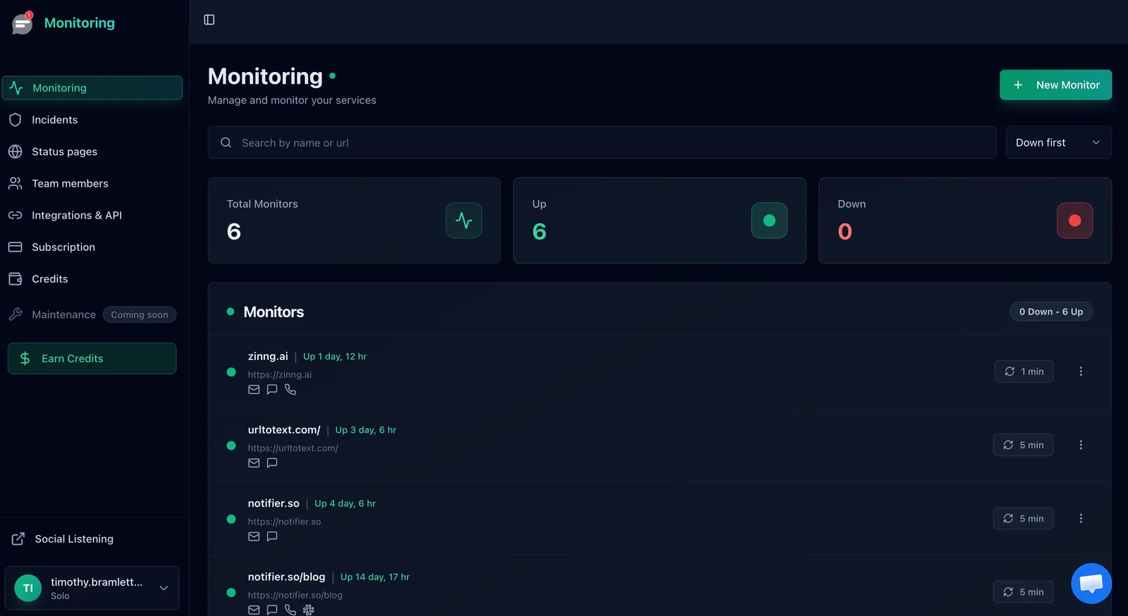 Notifier.so screenshot 1