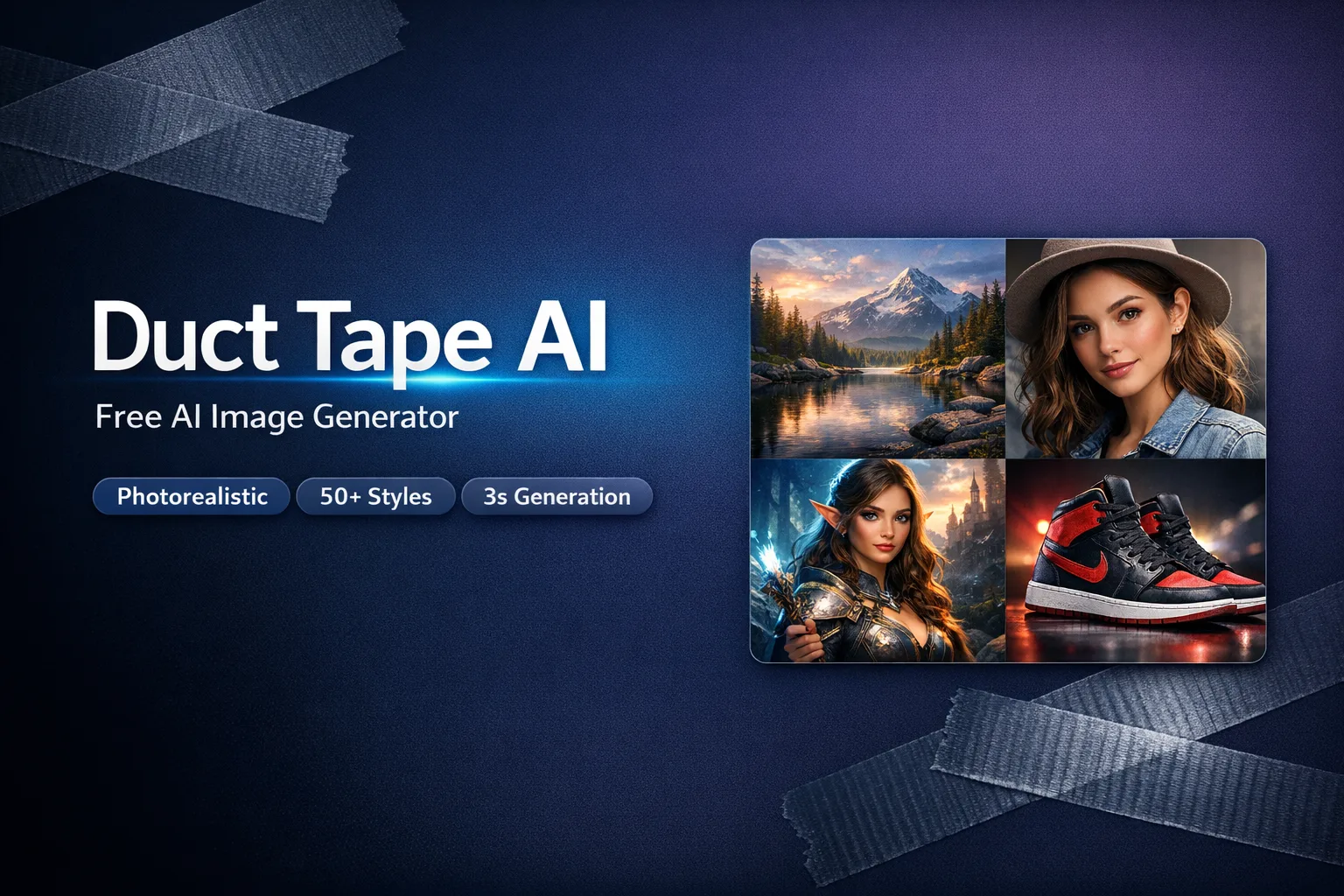 Duct Tape AI Image Generator screenshot 1