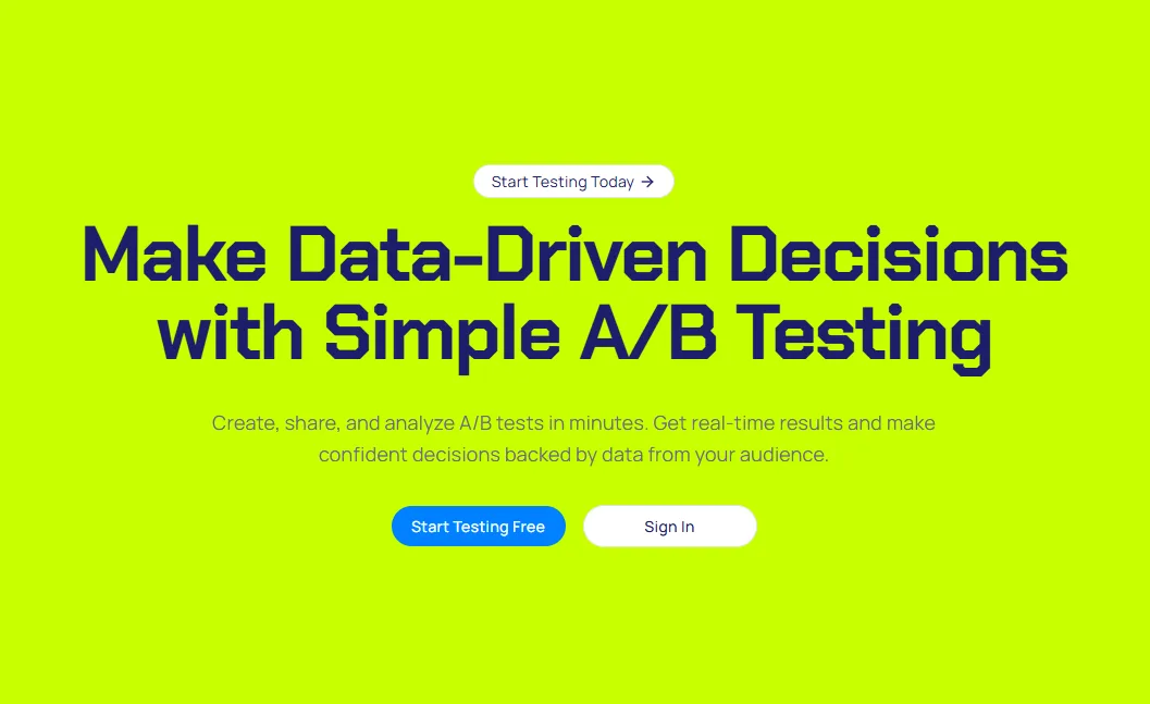 A/B Test Live screenshot 1