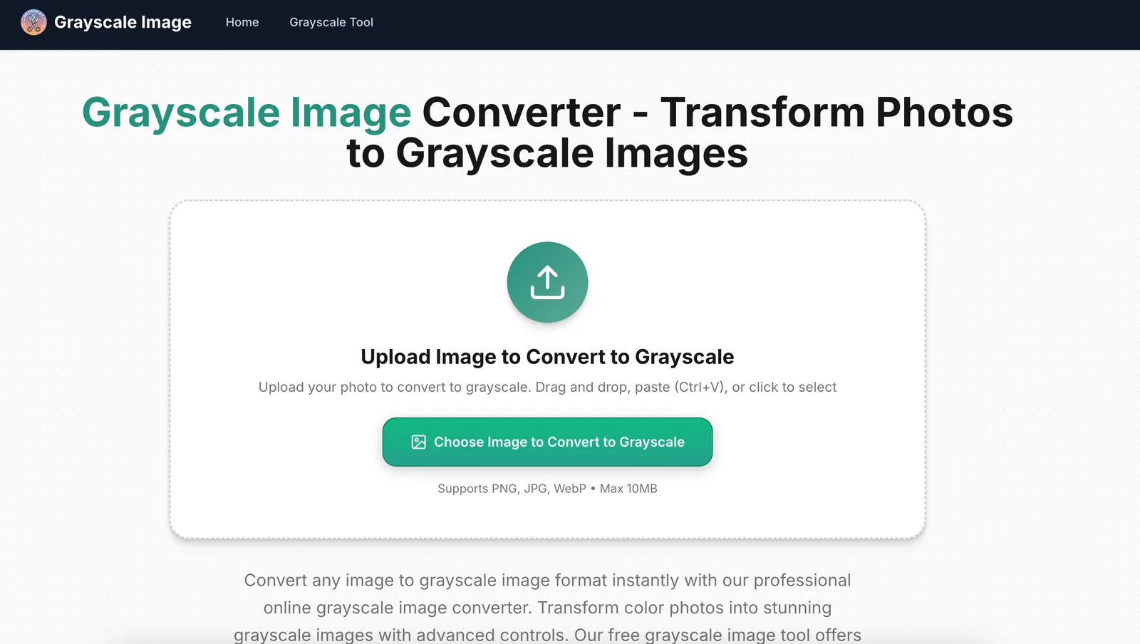 Grayscale Image screenshot 1