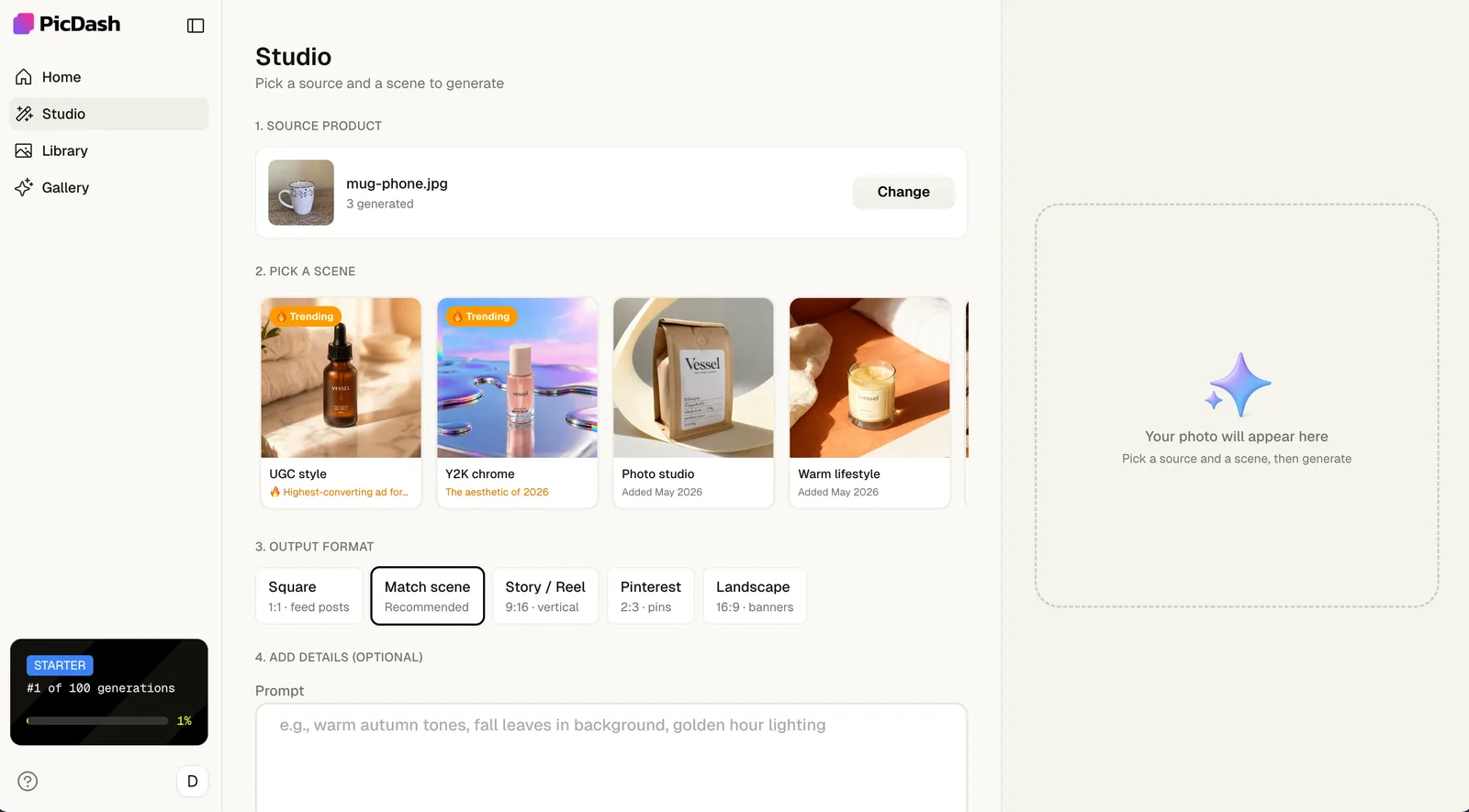 PicDash screenshot 1