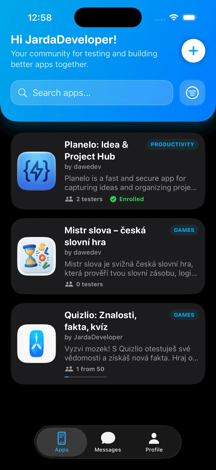 TesterBuddy: Beta Feedback Exchange screenshot 1