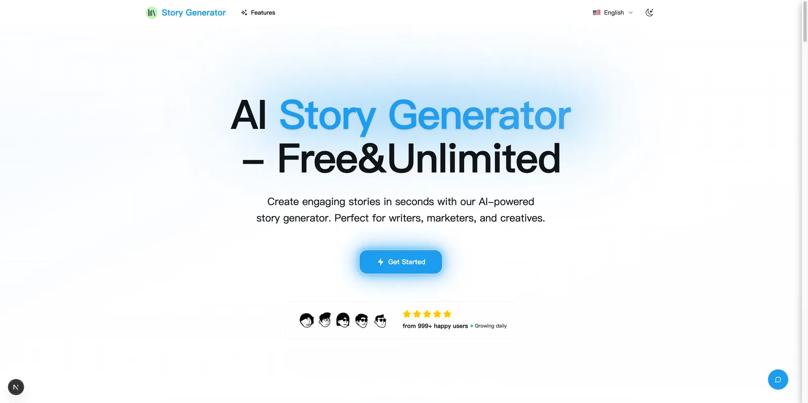 story generator screenshot 1
