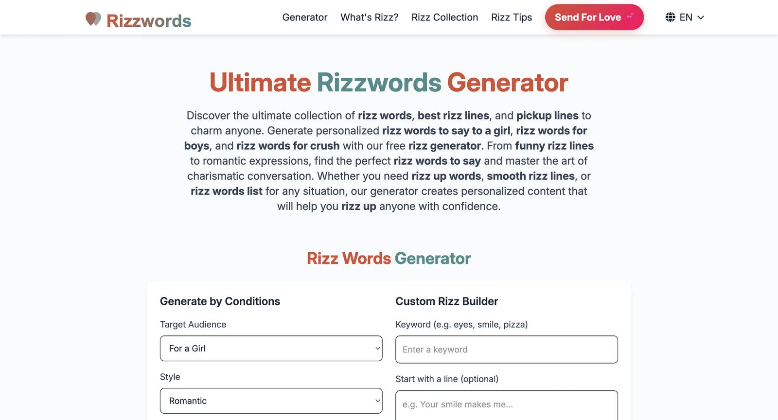 Rizzwords screenshot 1