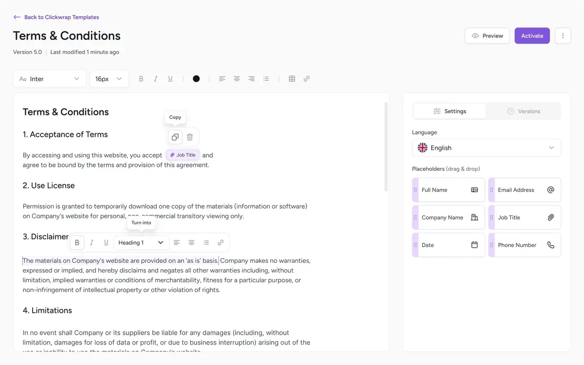 ClickTerm screenshot 1