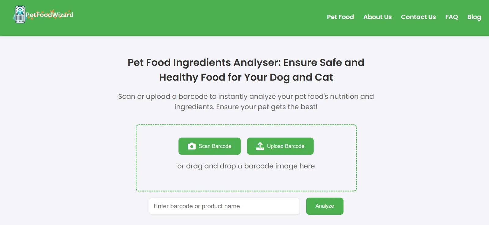 Pet Food Wizard screenshot 1