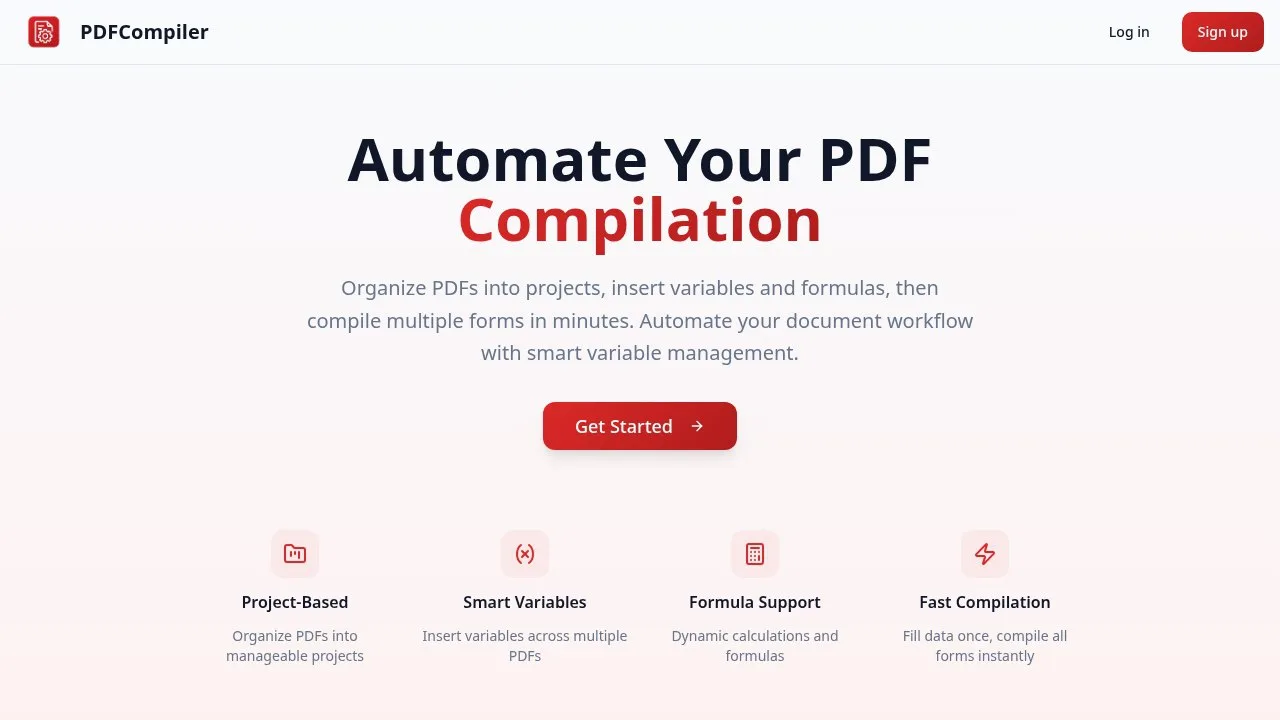 PDF Compiler screenshot 1