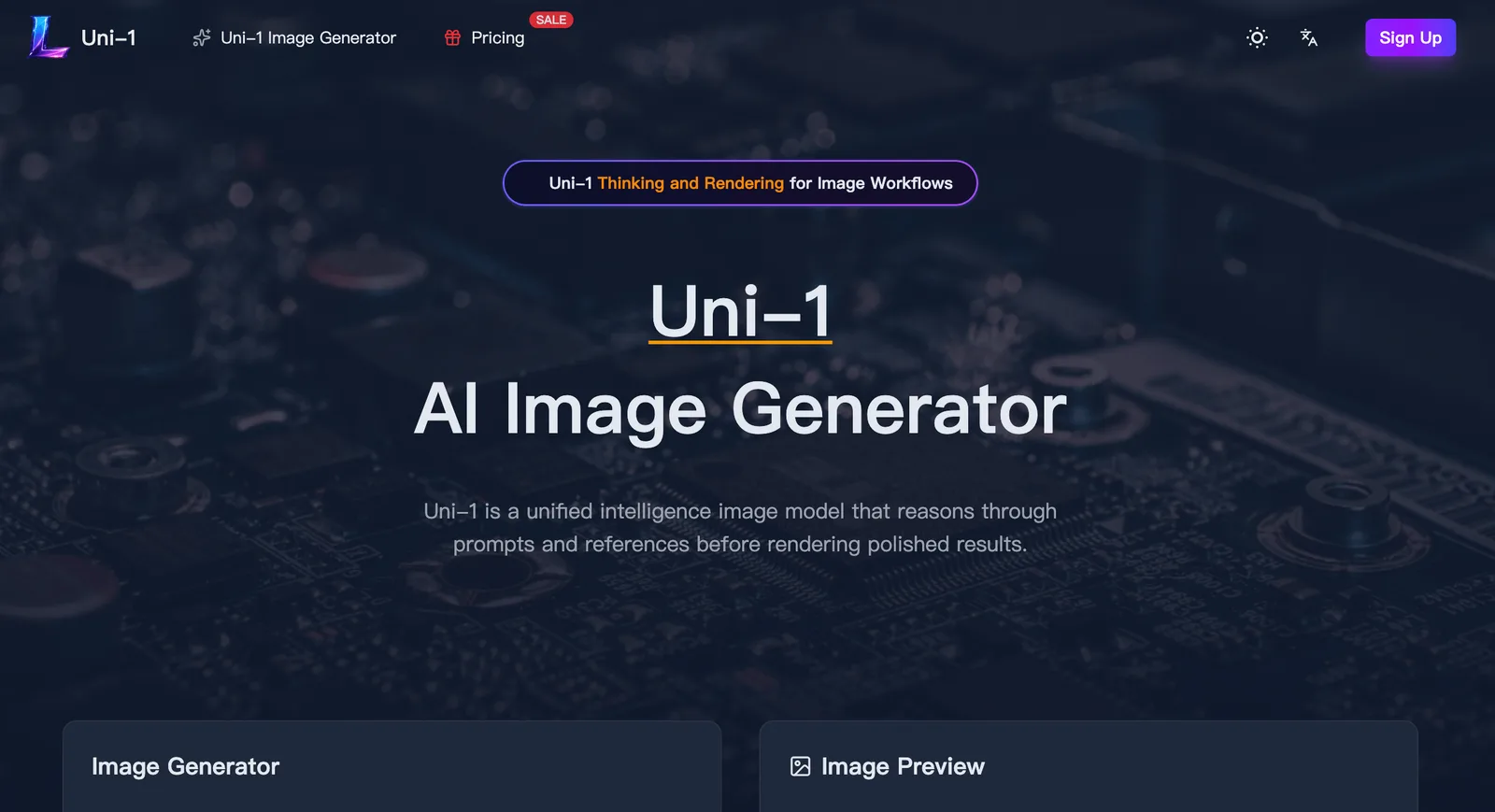 Uni-1 screenshot 1