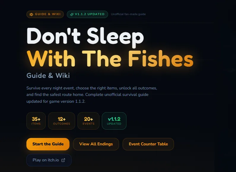 Don't Sleep With The Fishes screenshot 1