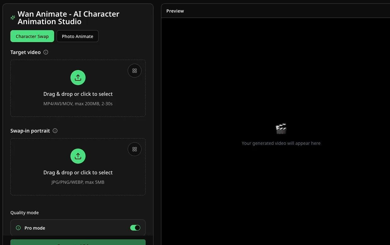 Wan Animate screenshot 1