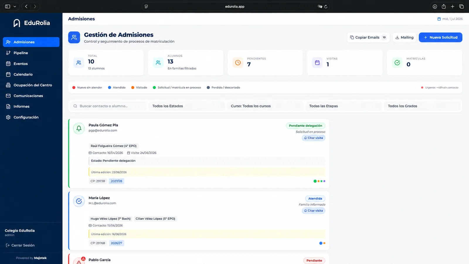 EduRolia screenshot 1