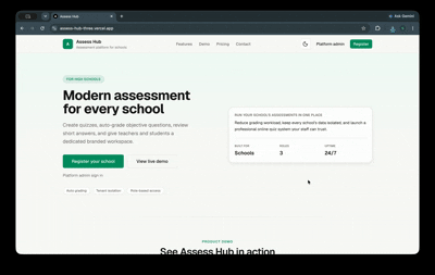 Assess Hub Three screenshot 3