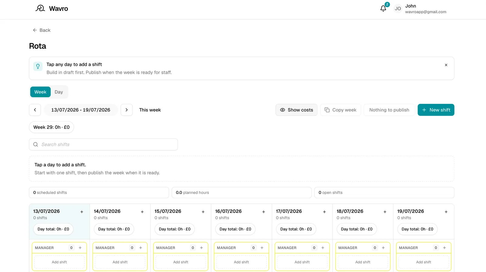 Wavro screenshot 2