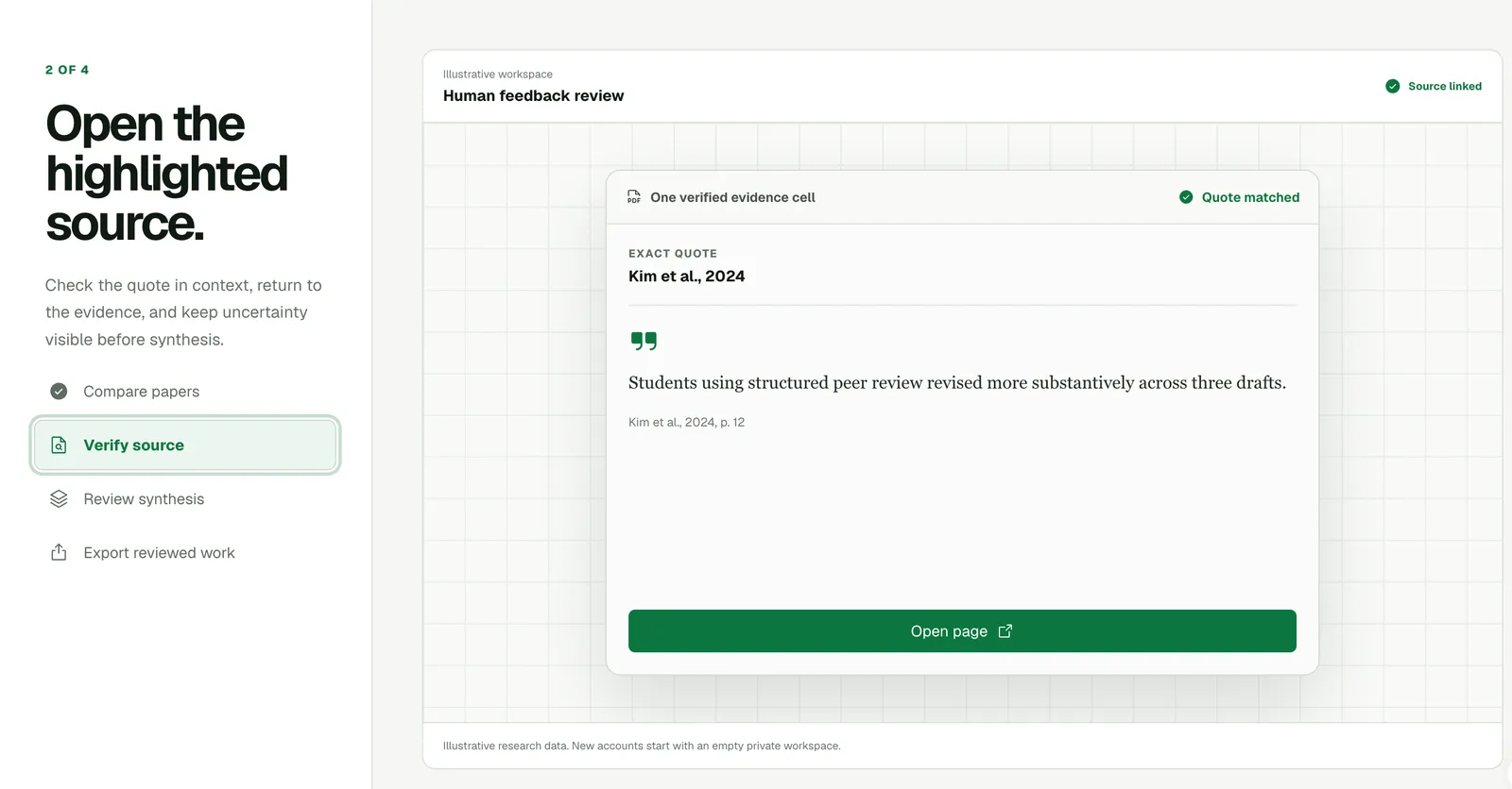 EvidenceGrid screenshot 2