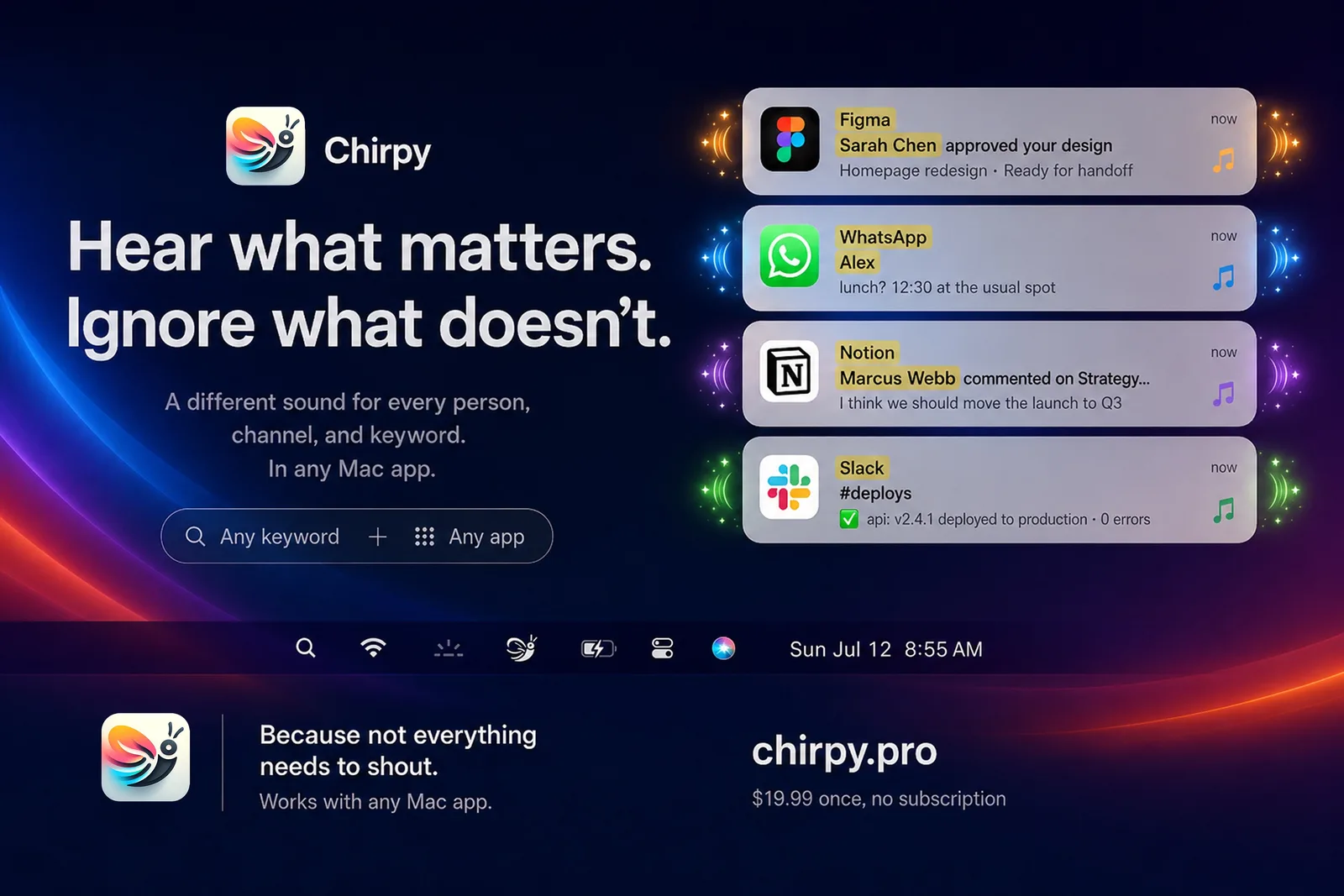 Chirpy screenshot 2