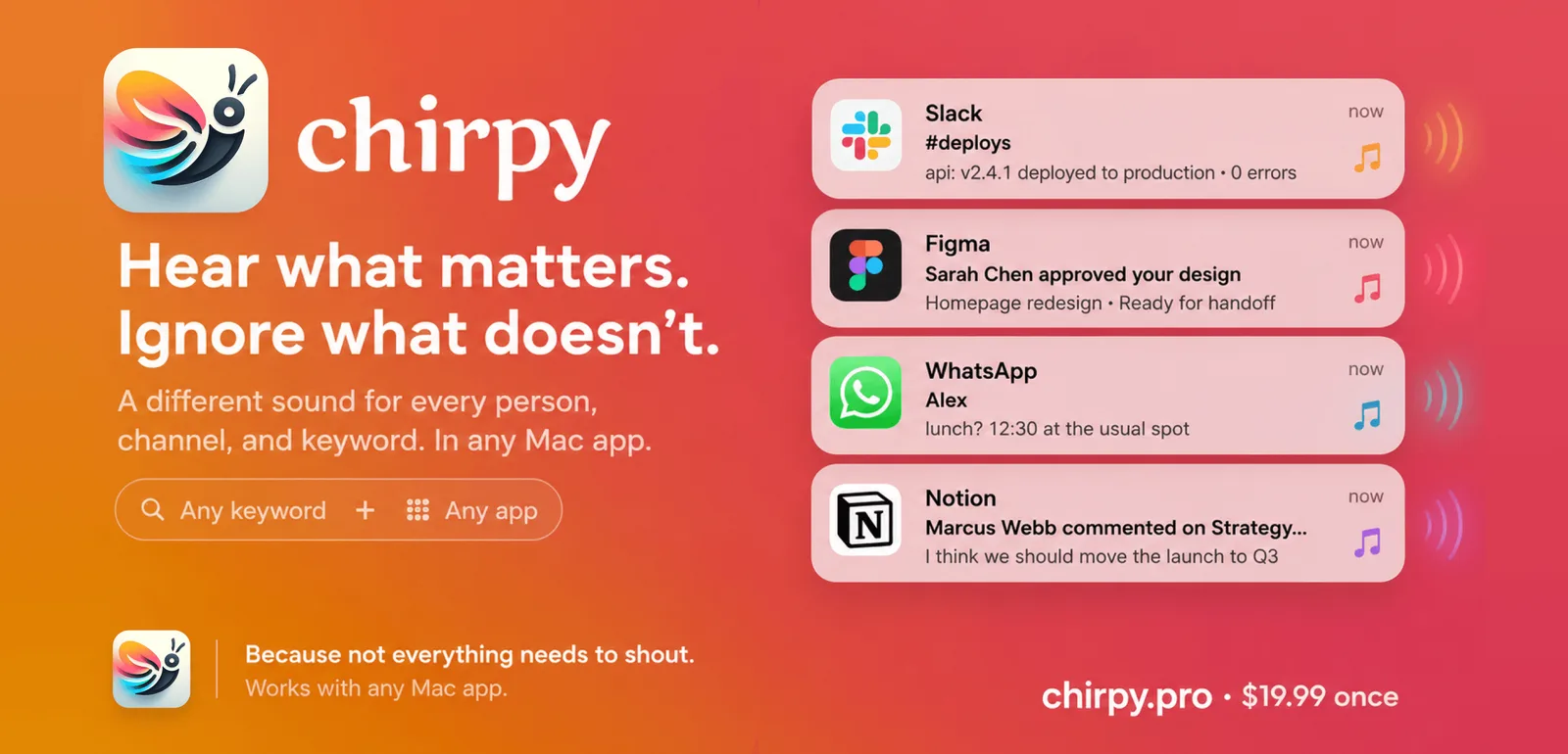 Chirpy screenshot 1