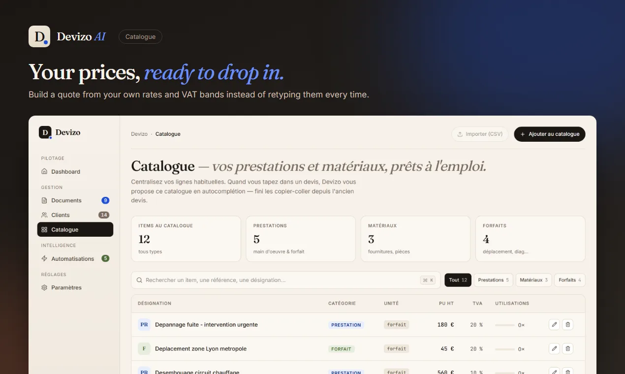 Devizo screenshot 2