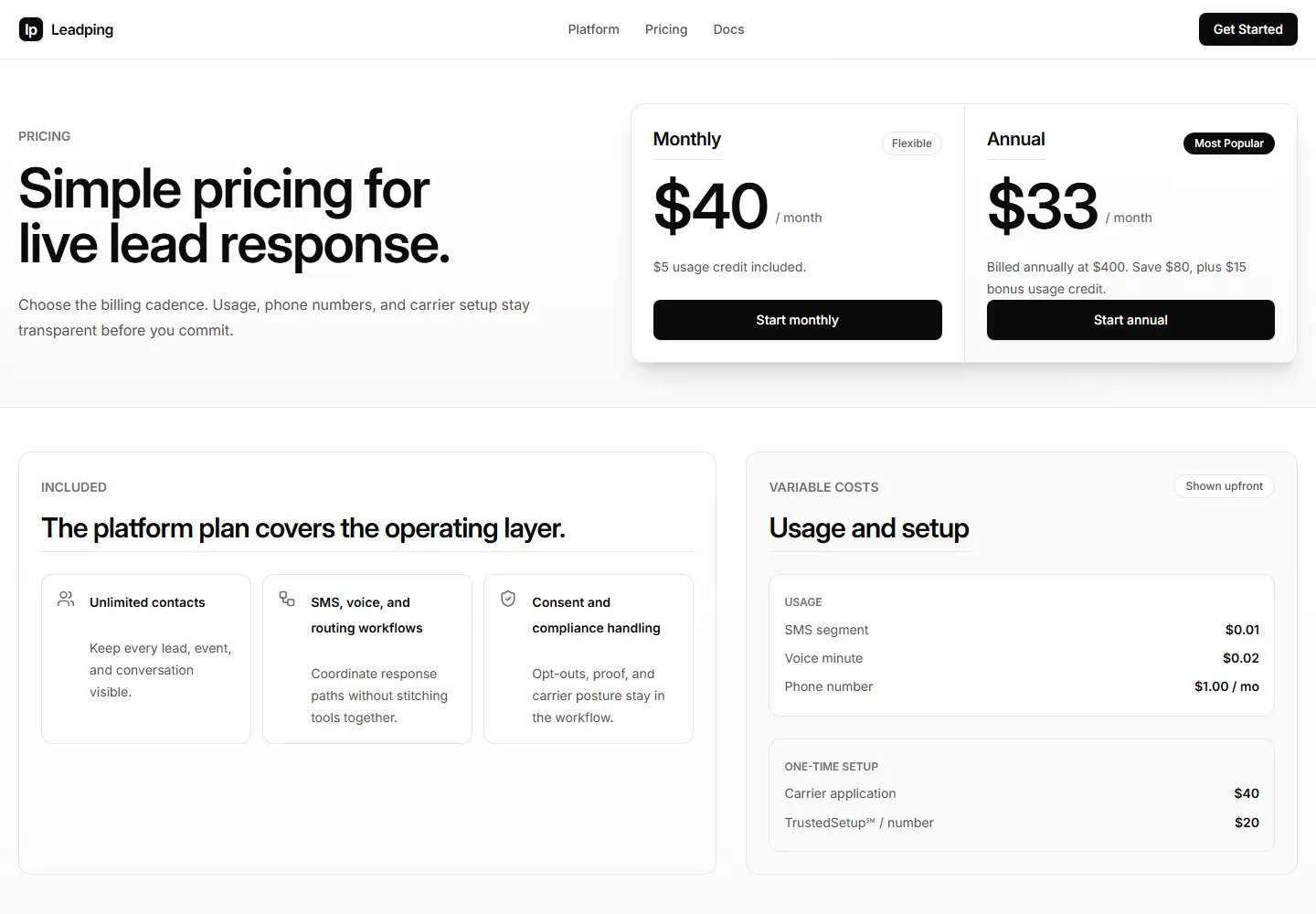 Leadping screenshot 1