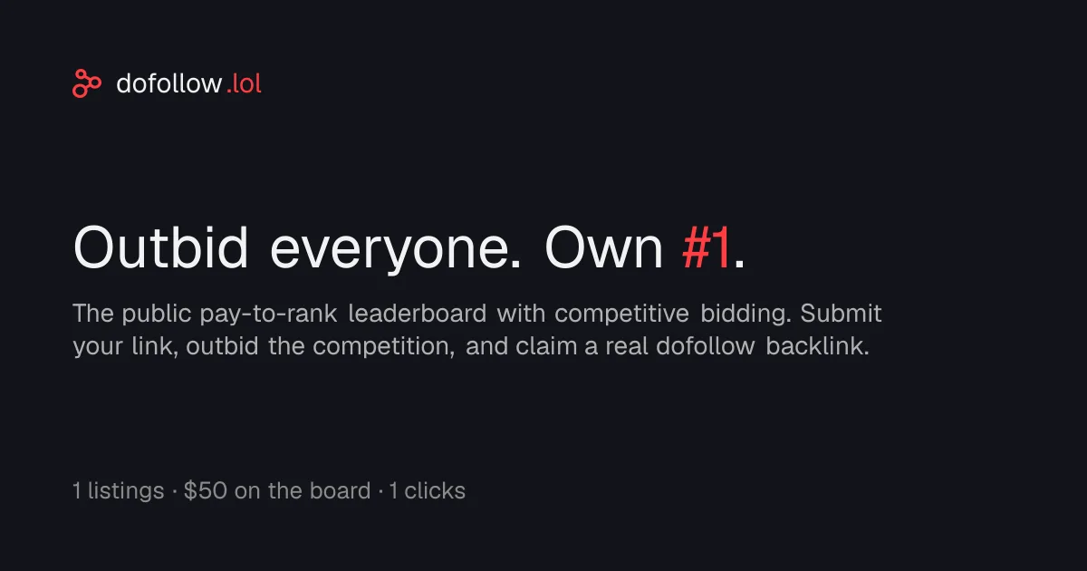 dofollow.lol — screenshot 1 of 1