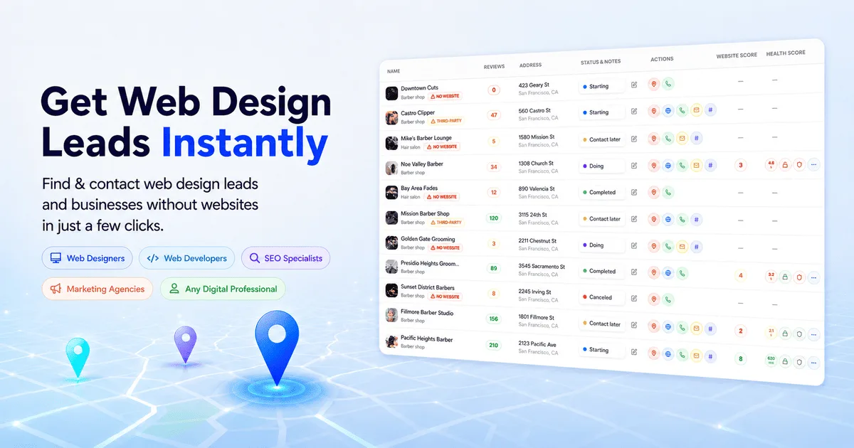 Webleadr screenshot 1