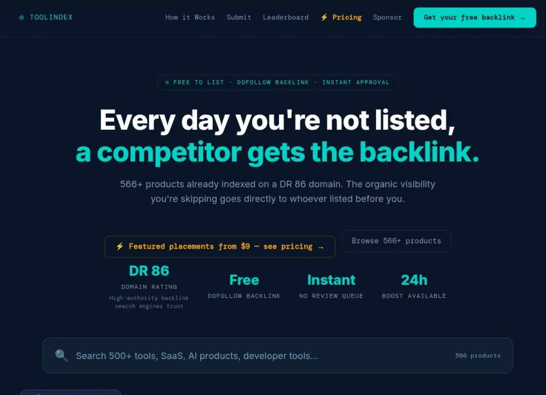 ToolIndex screenshot 1