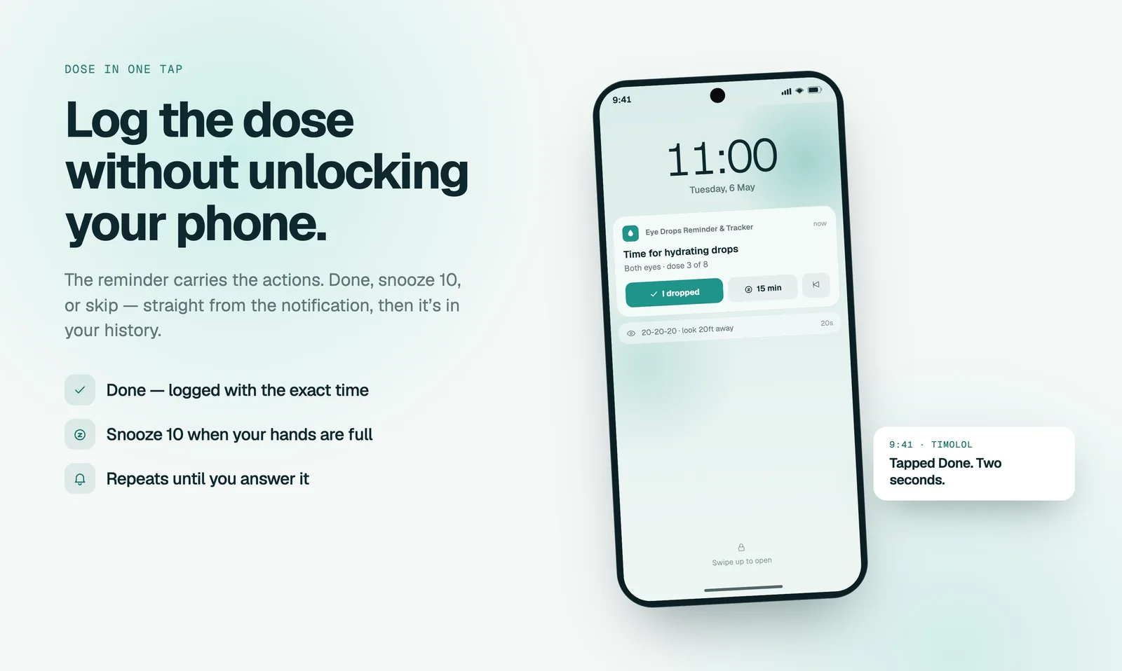 Eye Drops Reminder & Tracker screenshot 2