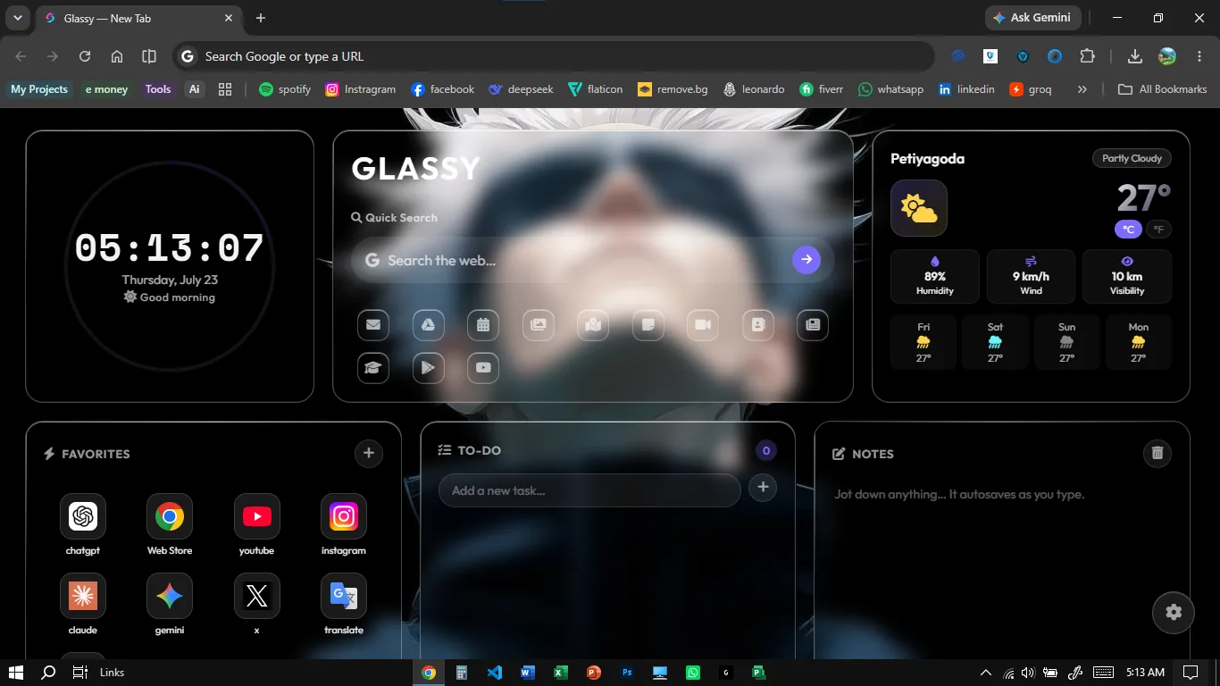 Glassy screenshot 5
