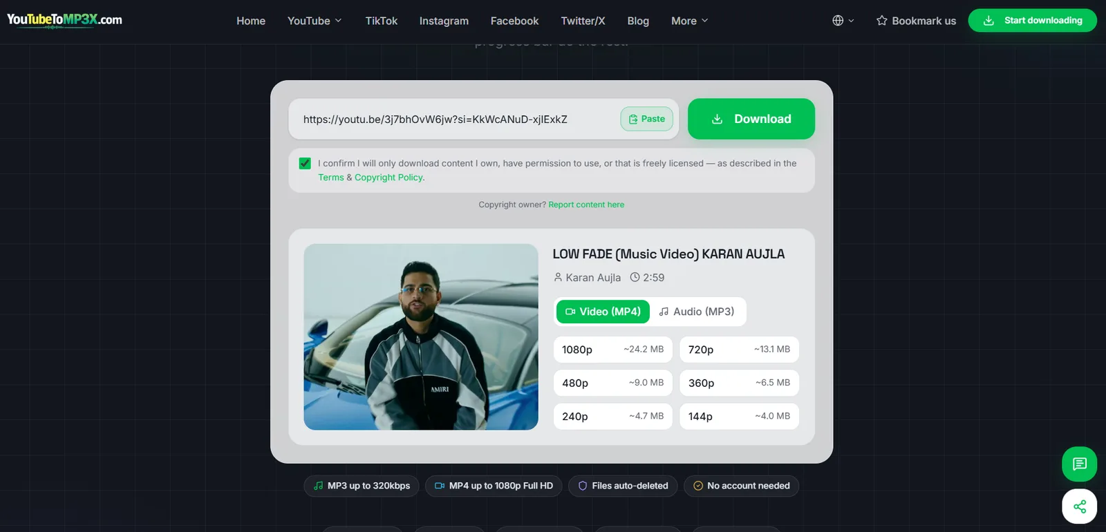 Youtubetomp3x screenshot 5