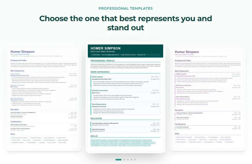 Interactive Cv screenshot 2