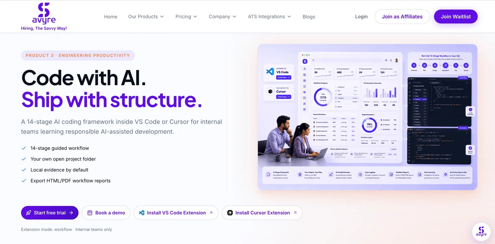 Savyre AI Coding Workflow screenshot 3
