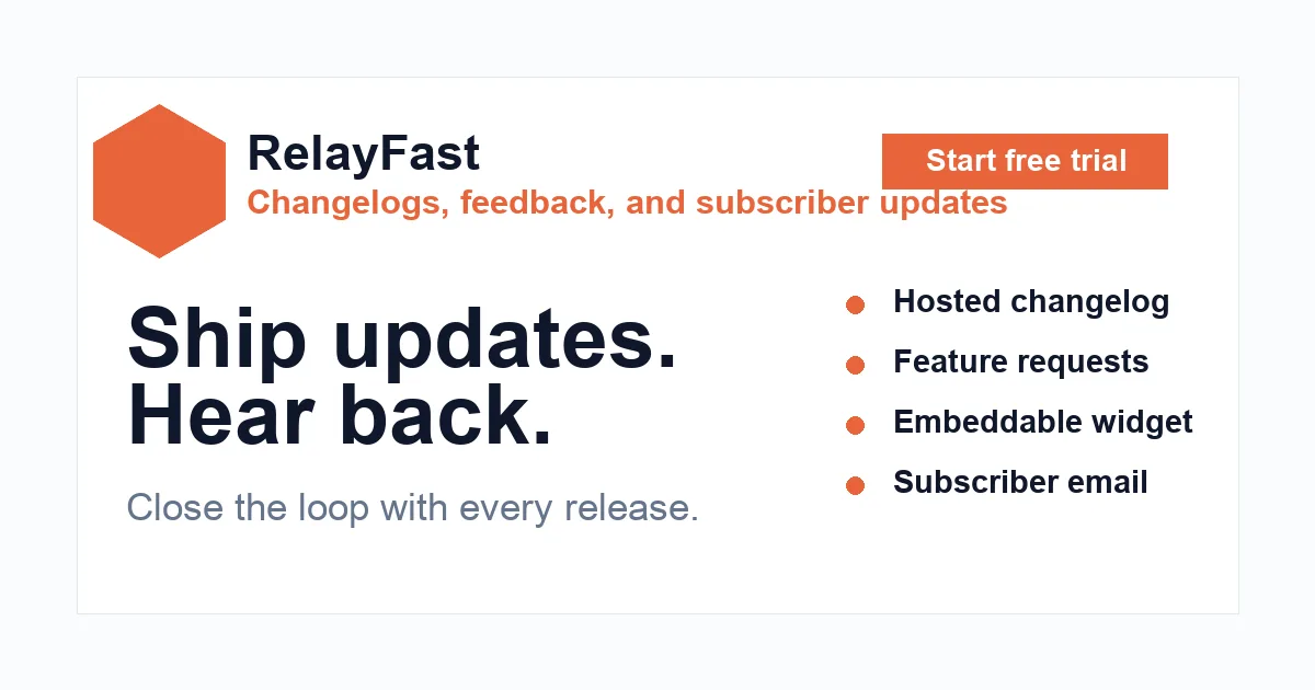 Relayfast screenshot 1
