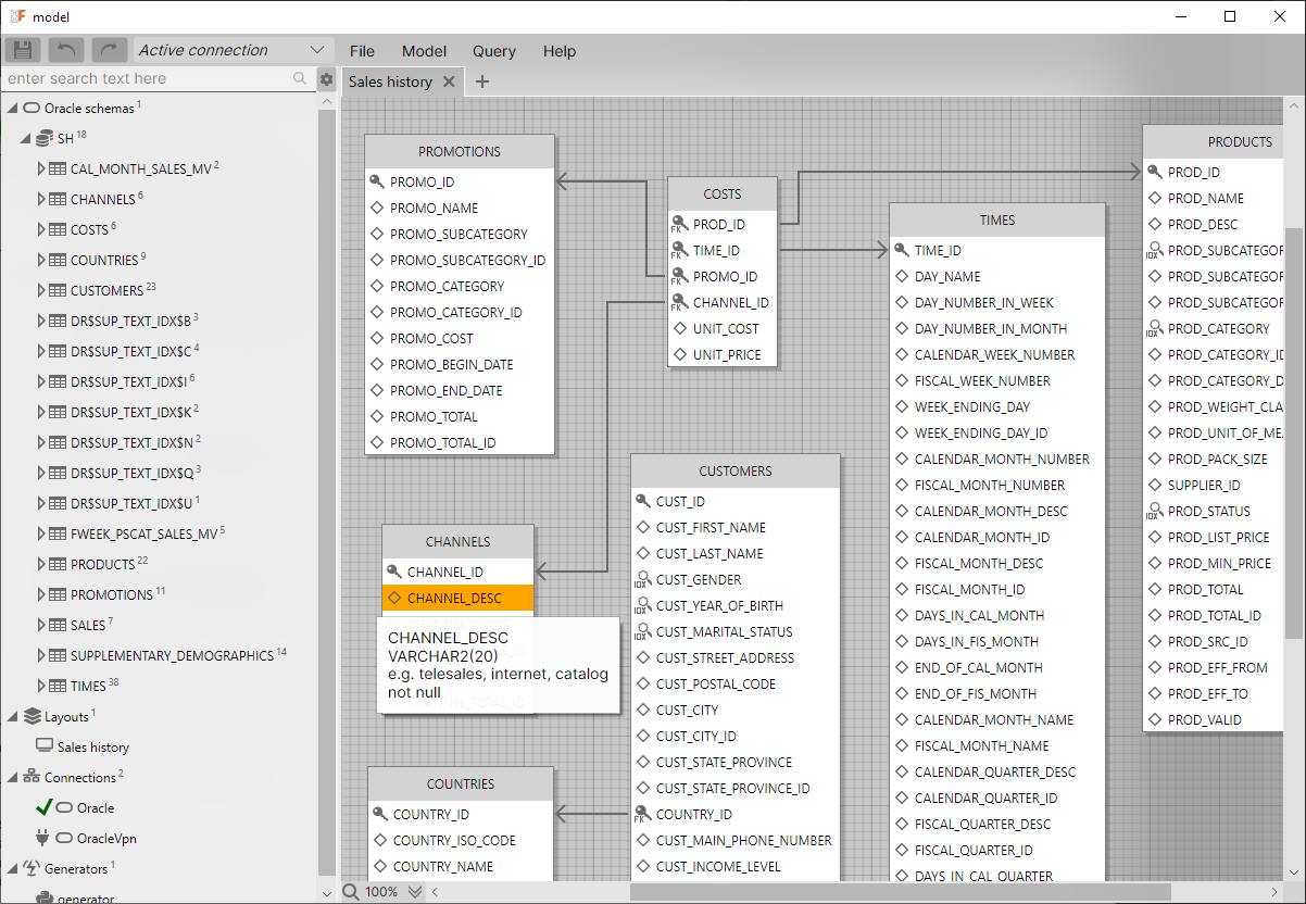 OrmFactory screenshot 2