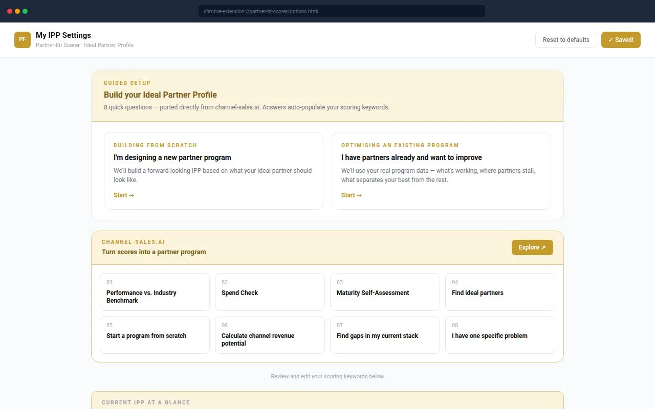 Channel Partner-Fit Scorer screenshot 4