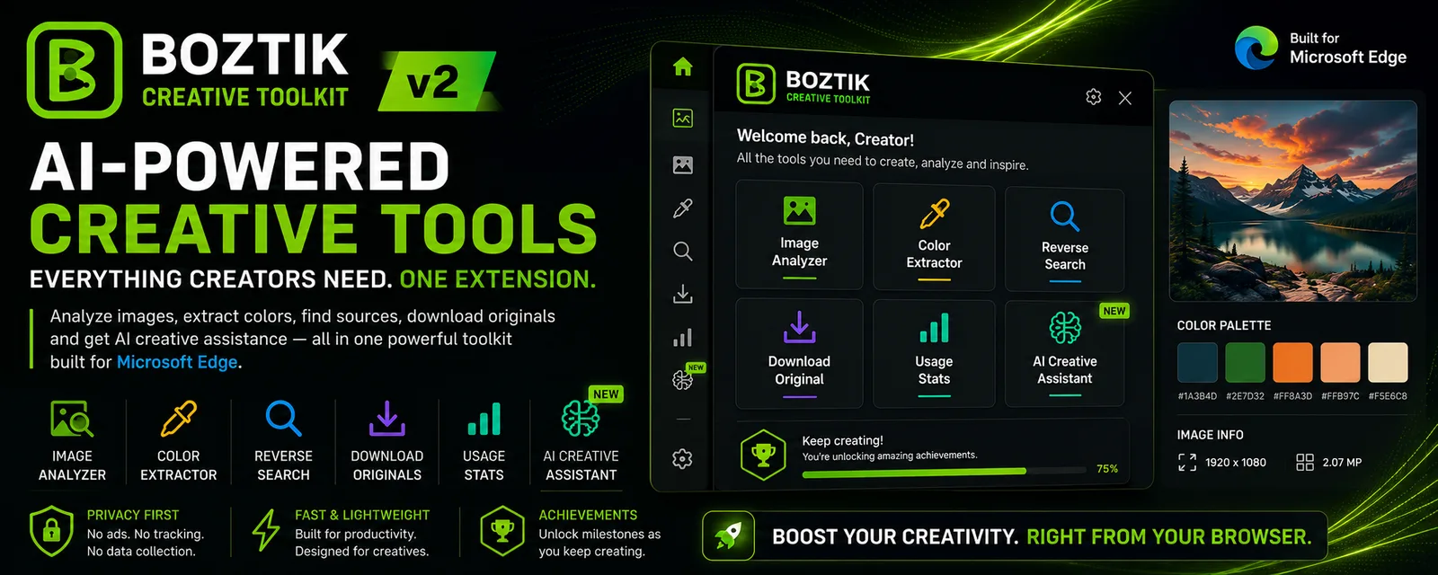 Boztik Creative Toolkit screenshot 1